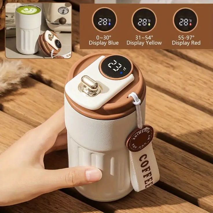 COFFEE MUG HOT&COOL FLASK | TEMPERATURE DESPLAY