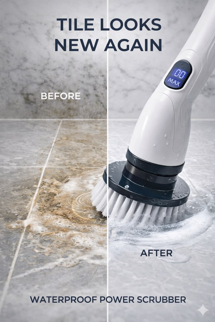 9 IN 1 CORDLESS ELECTRIC SPIN SCRUBBER