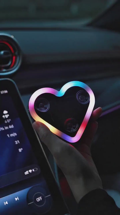 HEART SHAPE CAR LIGHT