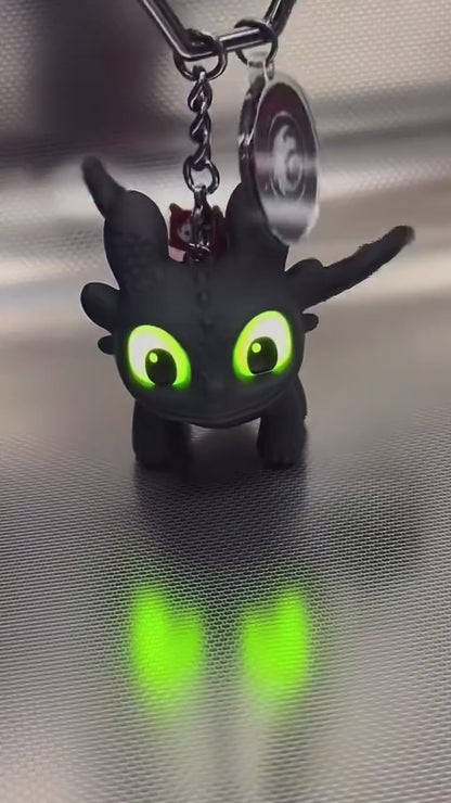 NIGHT FURY DRAGON KEYCHAIN |
